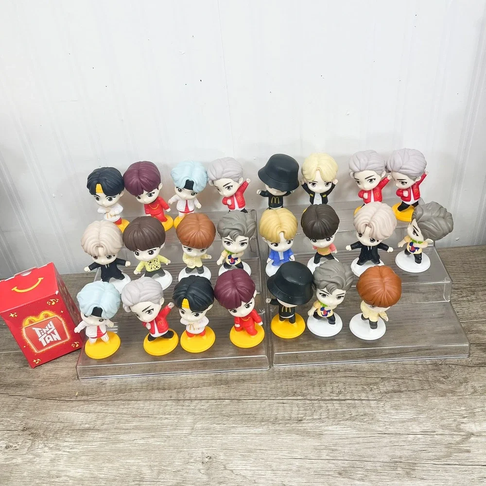 McDonalds Happy Meal TinyTan BTS Toy Figure Lot of 23 K-Pop RM Jin SUGA V